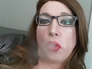 Sexy Smoking Trans Girl