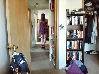 last skirt into a  dress