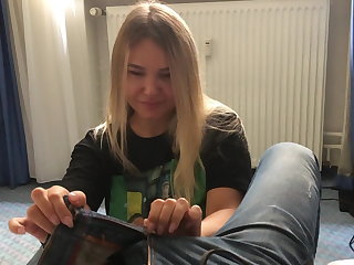 Domáce Amateur Blowjob and Cum in Mouth